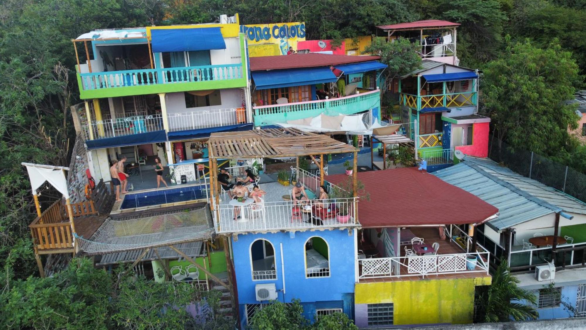 Tayrona Colors Hostel Taganga Exterior foto